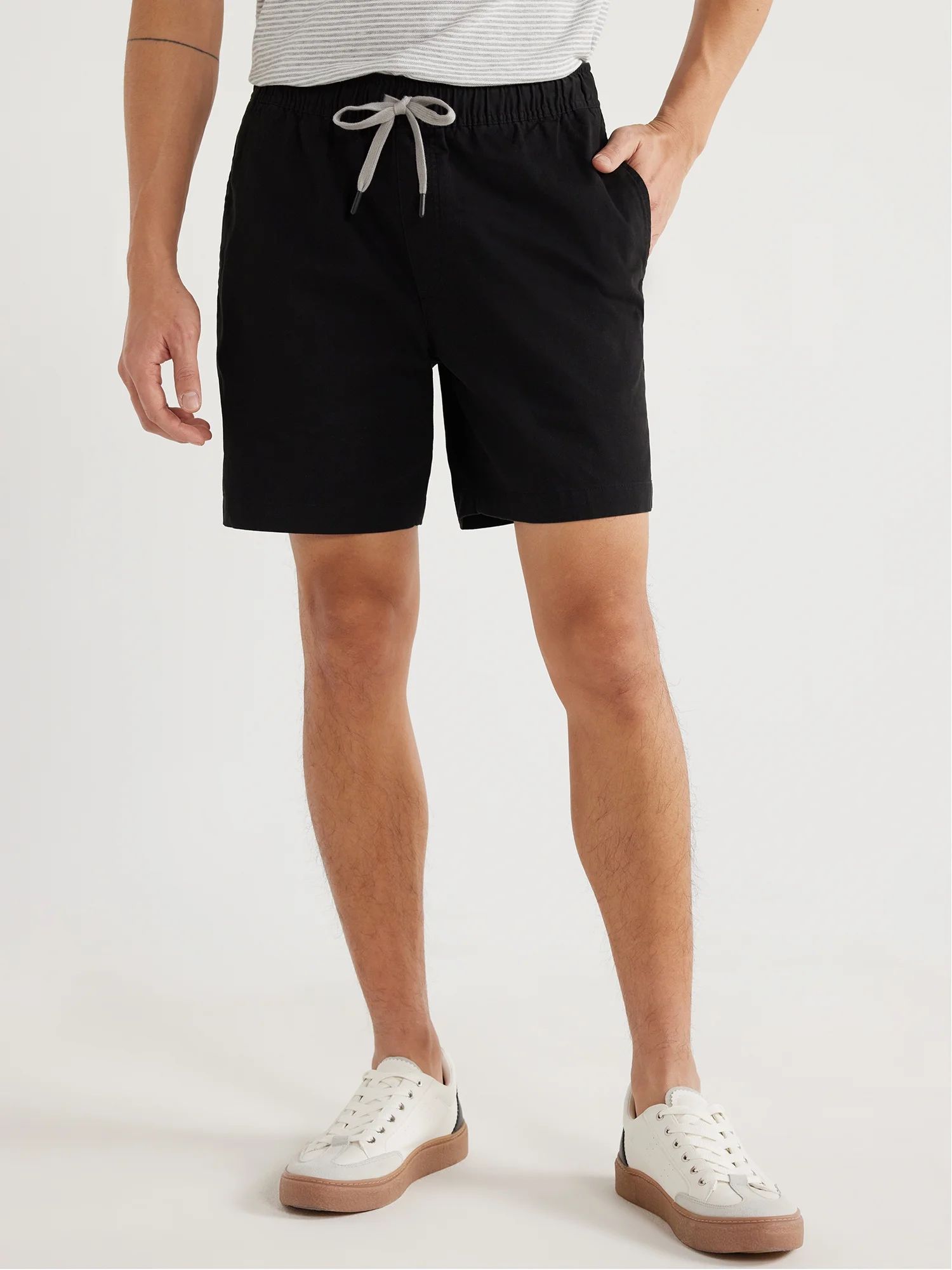 Free Assembly Men's Pull On Shorts with Drawstring, Sizes S-3XL | Walmart (US)