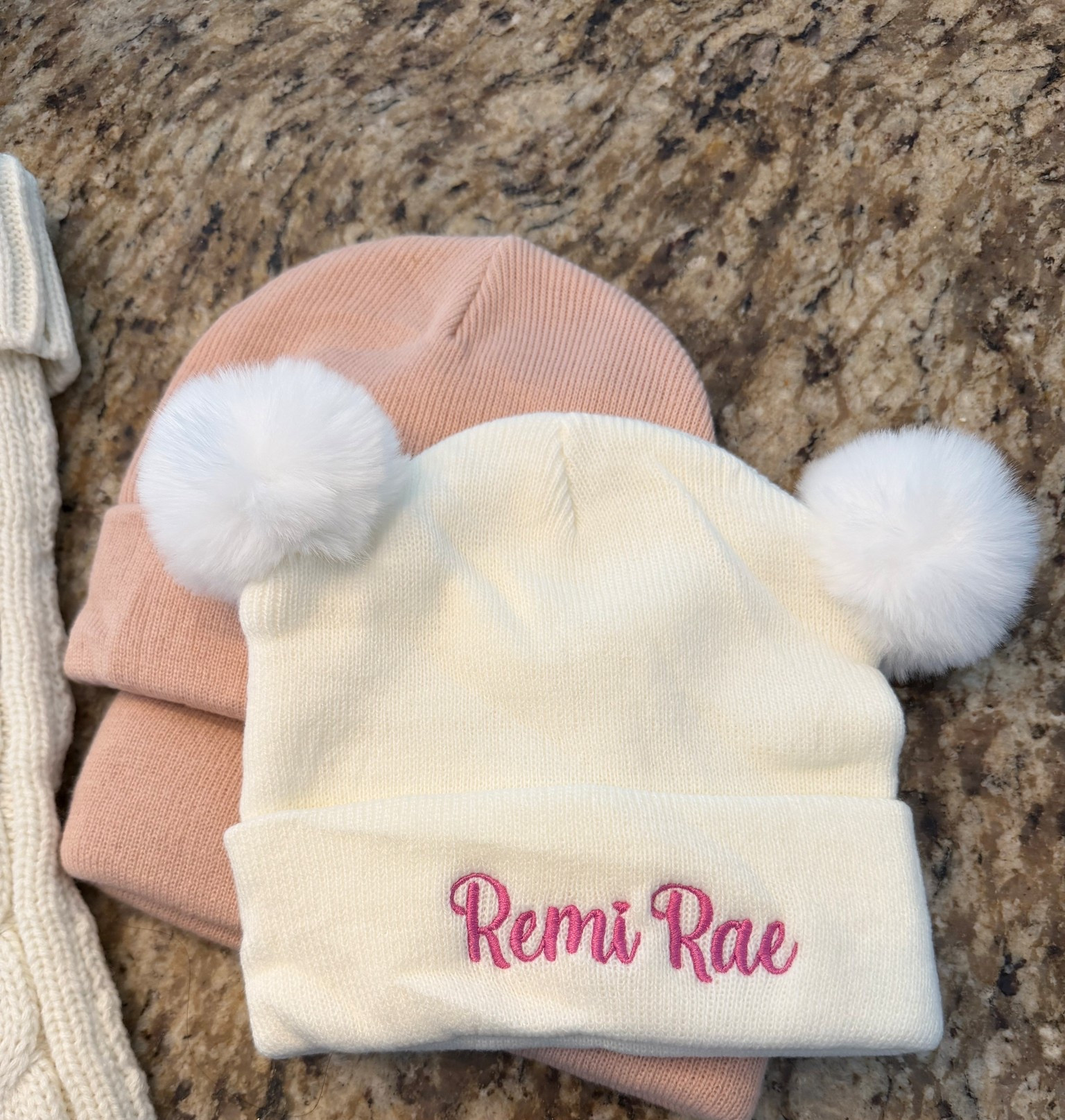 I got remi the medium (1-6y). Pink with mauve writing and white with mauve writing 🥰😍

#LTKFamily #LTKBaby #LTKKids