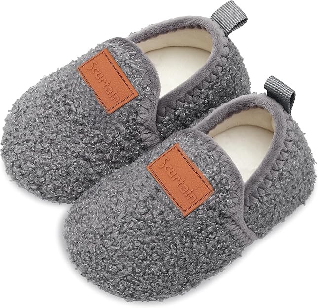 Scurtain Unisex Kids Toddler Slippers | Amazon (US)