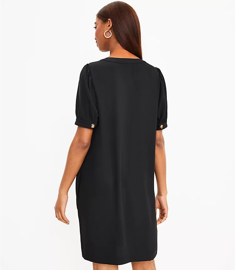 Puff Sleeve Pocket Dress | LOFT