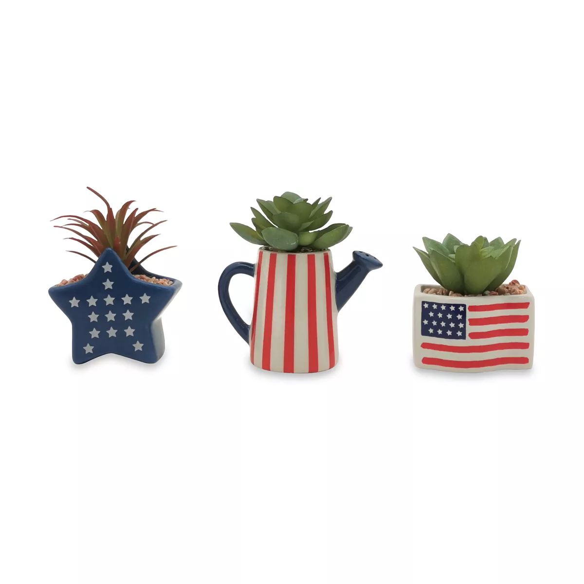 Celebrate Together™ Americana American Flag Faux Succulent Sitabout | Kohl's