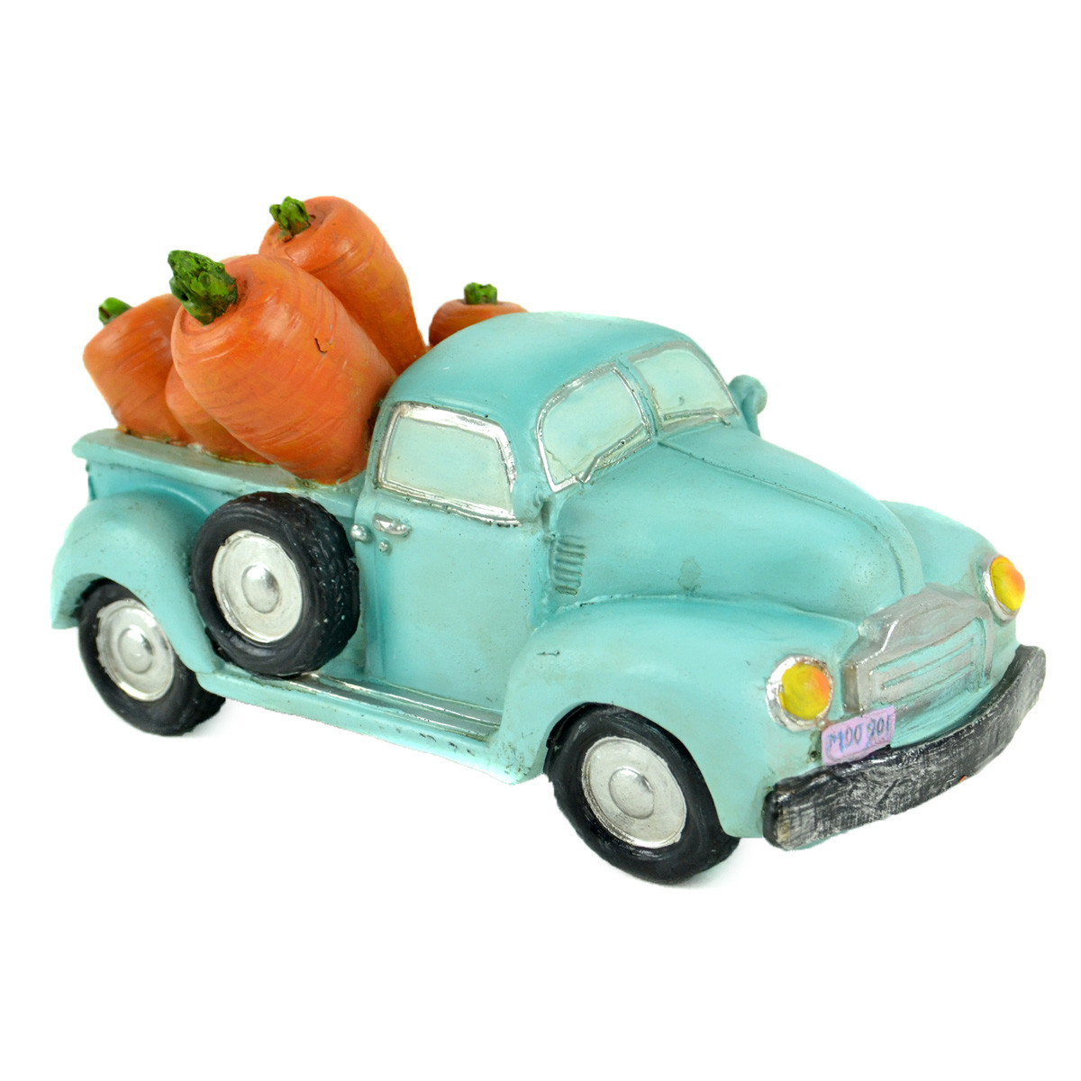 New Turquoise Vintage Spring Truck with Carrots - Spring Decor - Easter Decor - Table Top Decor -... | Walmart (US)