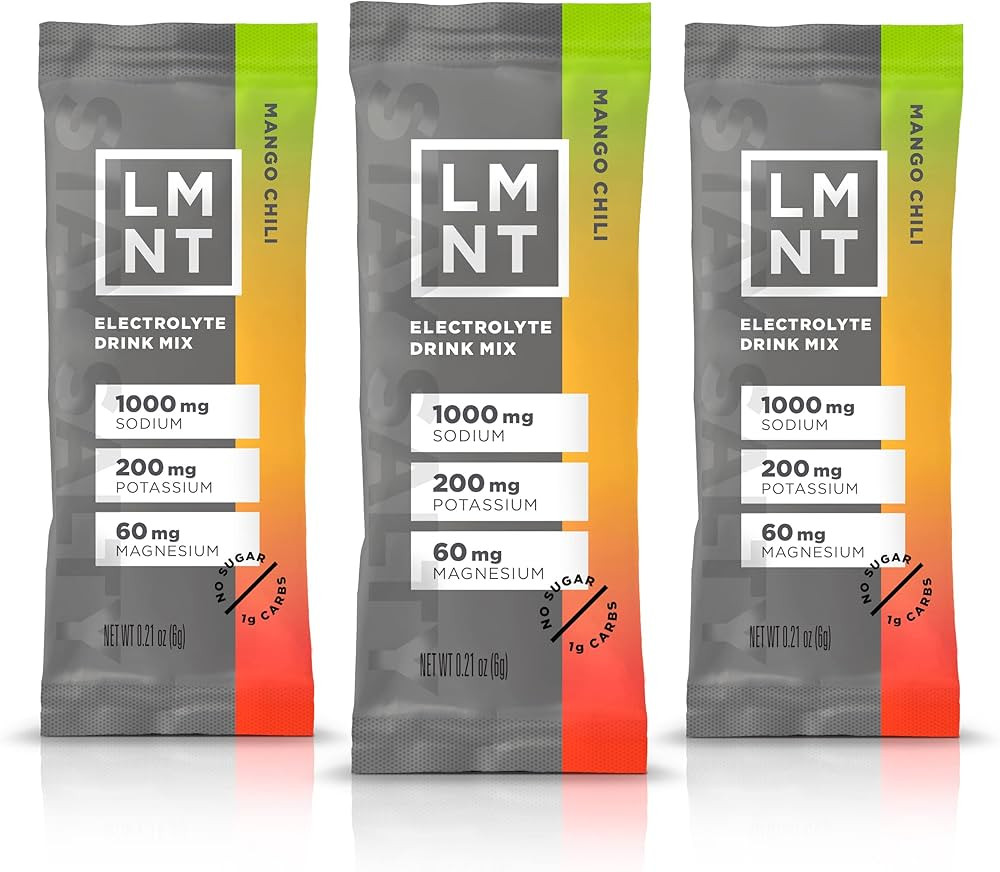 LMNT Zero Sugar Electrolytes - Mango Chili Salt | Drink Mix | 30 Count | Amazon (US)