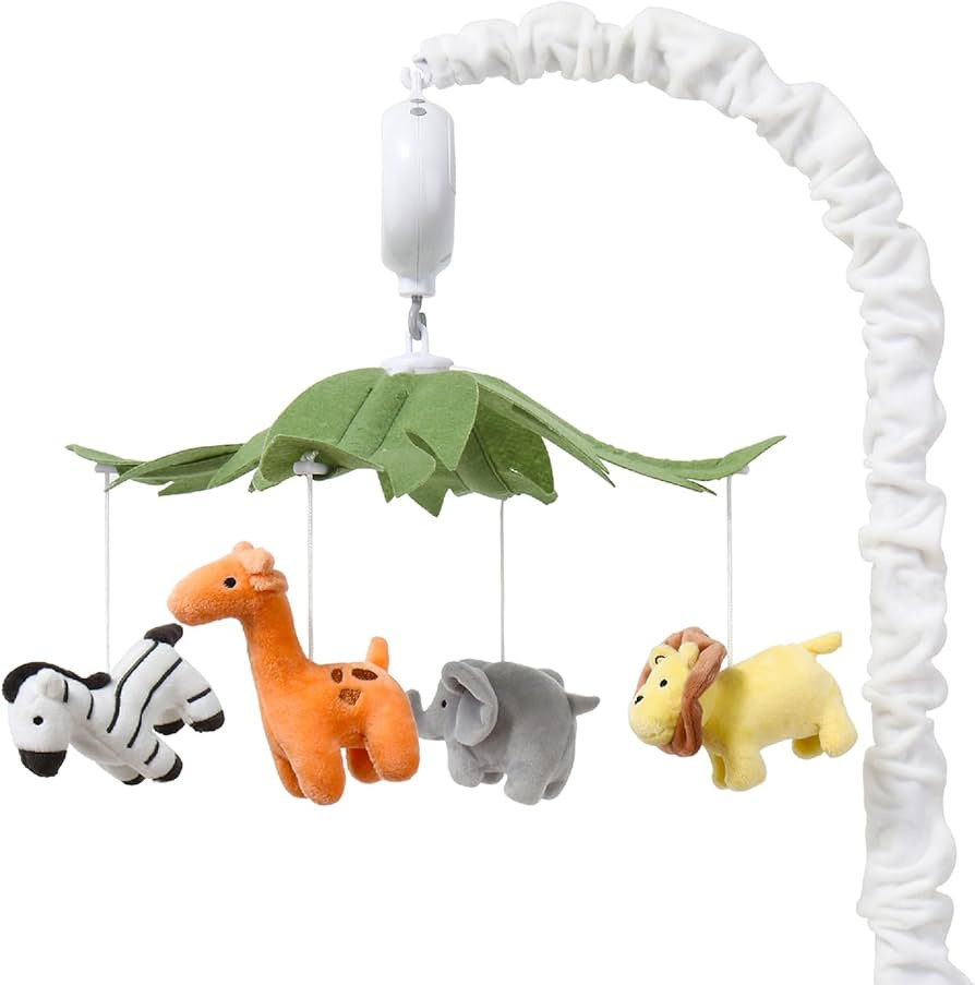 The Peanutshell Crib Mobile for Boys or Girls - White Musical Baby Crib Mobile with 12 Lullabies,... | Amazon (US)