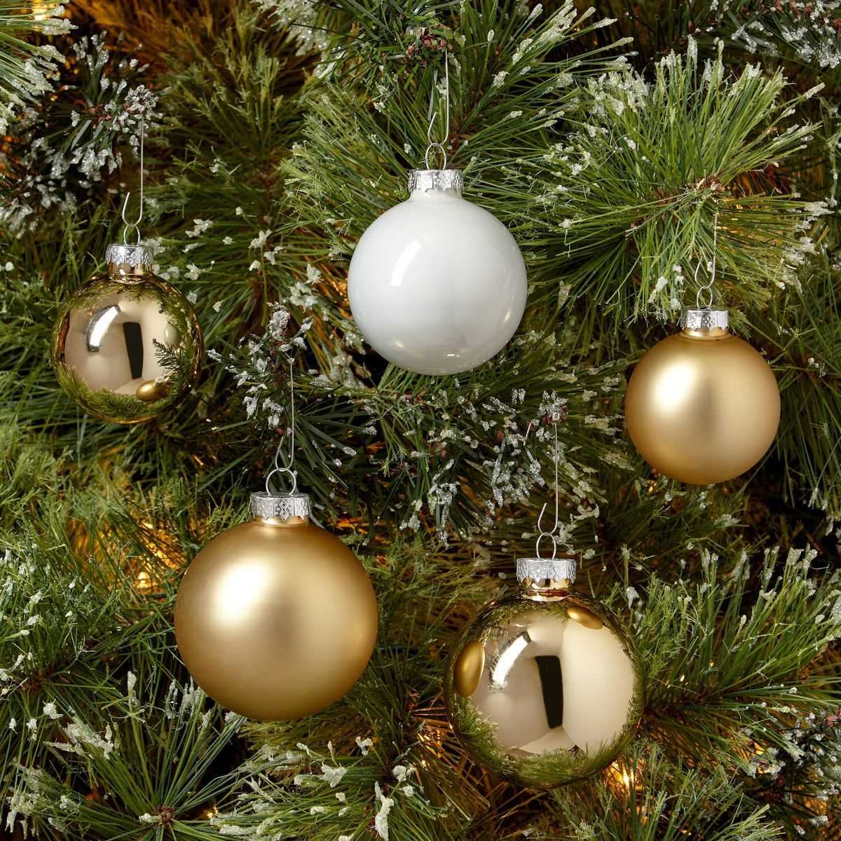 42ct Round Glass Christmas Tree Ornament Set - Wondershop™ | Target