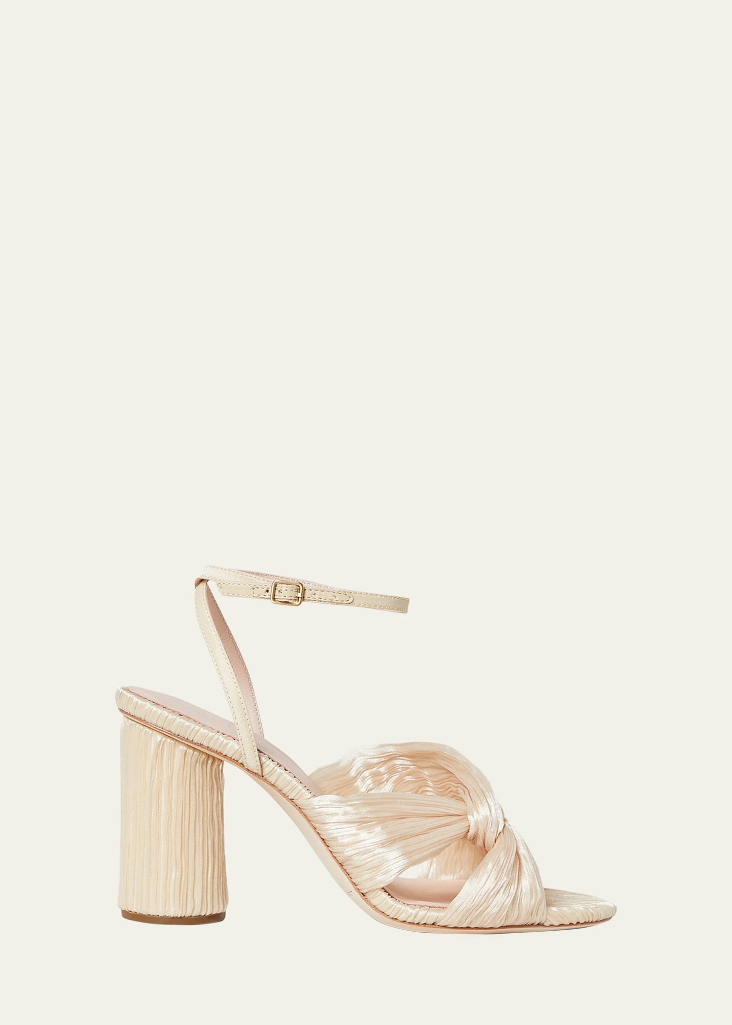 Reed Pleated Ankle-Strap Sandals | Bergdorf Goodman