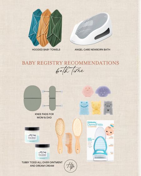 Baby registry recommendations for bath time! 