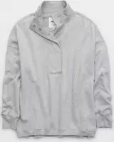 Aerie Getaway Quarter Snap Sweatshirt | Aerie