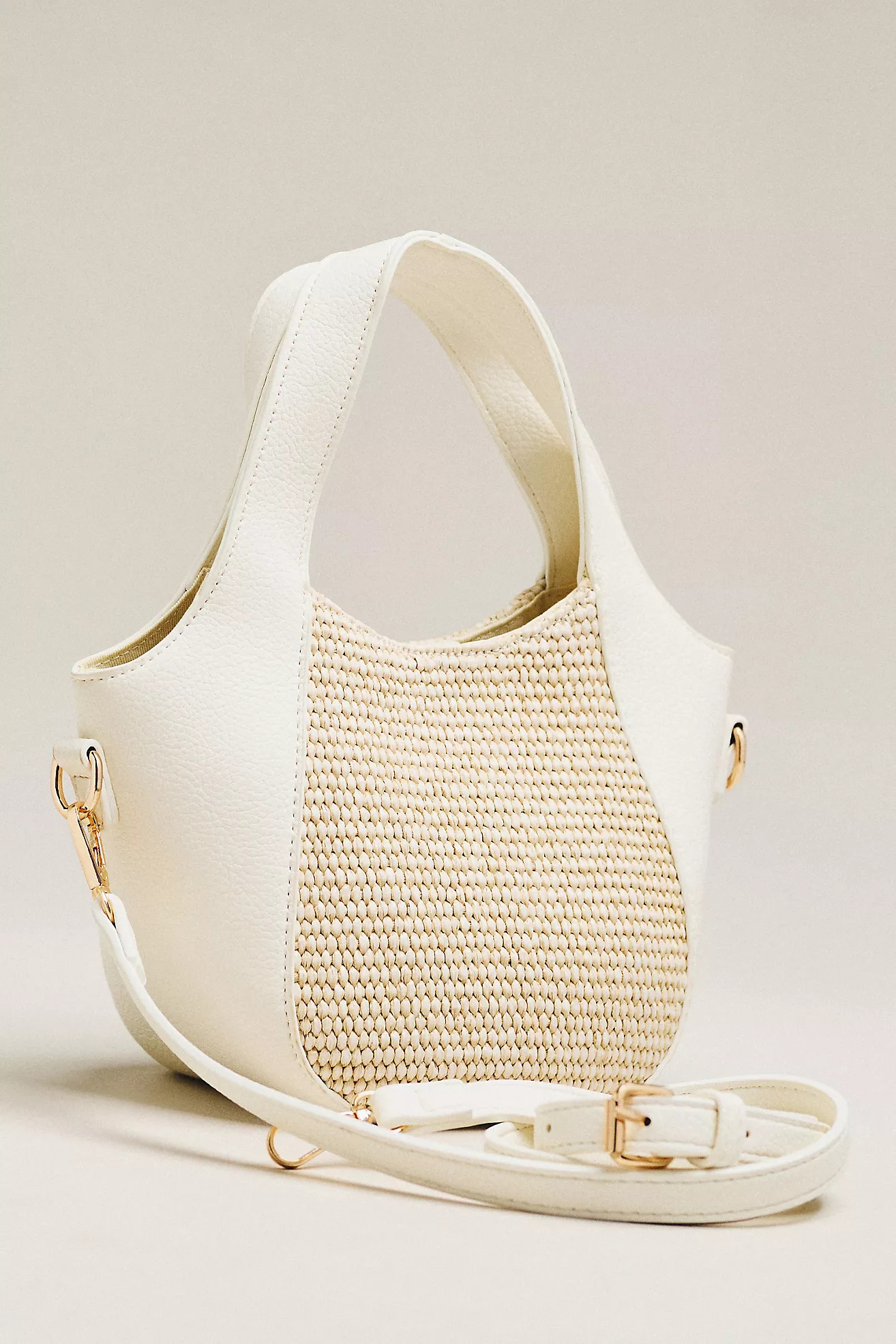 The Sonia Mini Slouchy Tote Bag: Raffia Edition | Anthropologie (US)