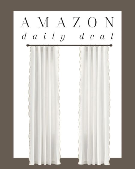 Amazon daily deal 🖤  beautiful scalloped curtain panels 40% off with an extra 20% coupon!  

Scalloped curtains, curtains, drapery, curtain panels, window treatments, dining room, living room, bedroom, guest room, Amazon sale, sale finds, sale alert, sale, Modern home decor, traditional home decor, budget friendly home decor, Interior design, look for less, designer inspired, Amazon, Amazon home, Amazon must haves, Amazon finds, amazon favorites, Amazon home decor #amazon #amazonhome



#LTKstyletip #LTKsalealert #LTKhome