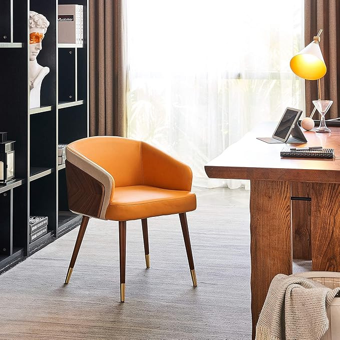 ARTPLAN Dinning Room Accect Arm Chair by Leathaire for Kitchen Living Room Chairs Home Office Ind... | Amazon (US)