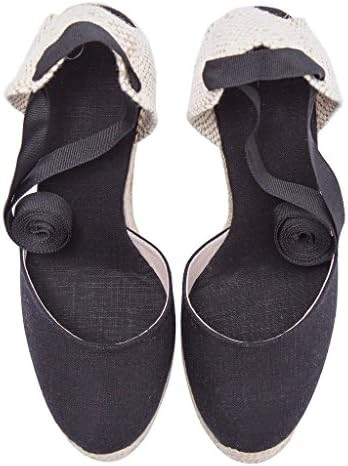 U-lite Womens Espadrille Wedge Sandals Closed Toe Platform Lace Up Ankle Strap Slingback Summer D... | Amazon (US)