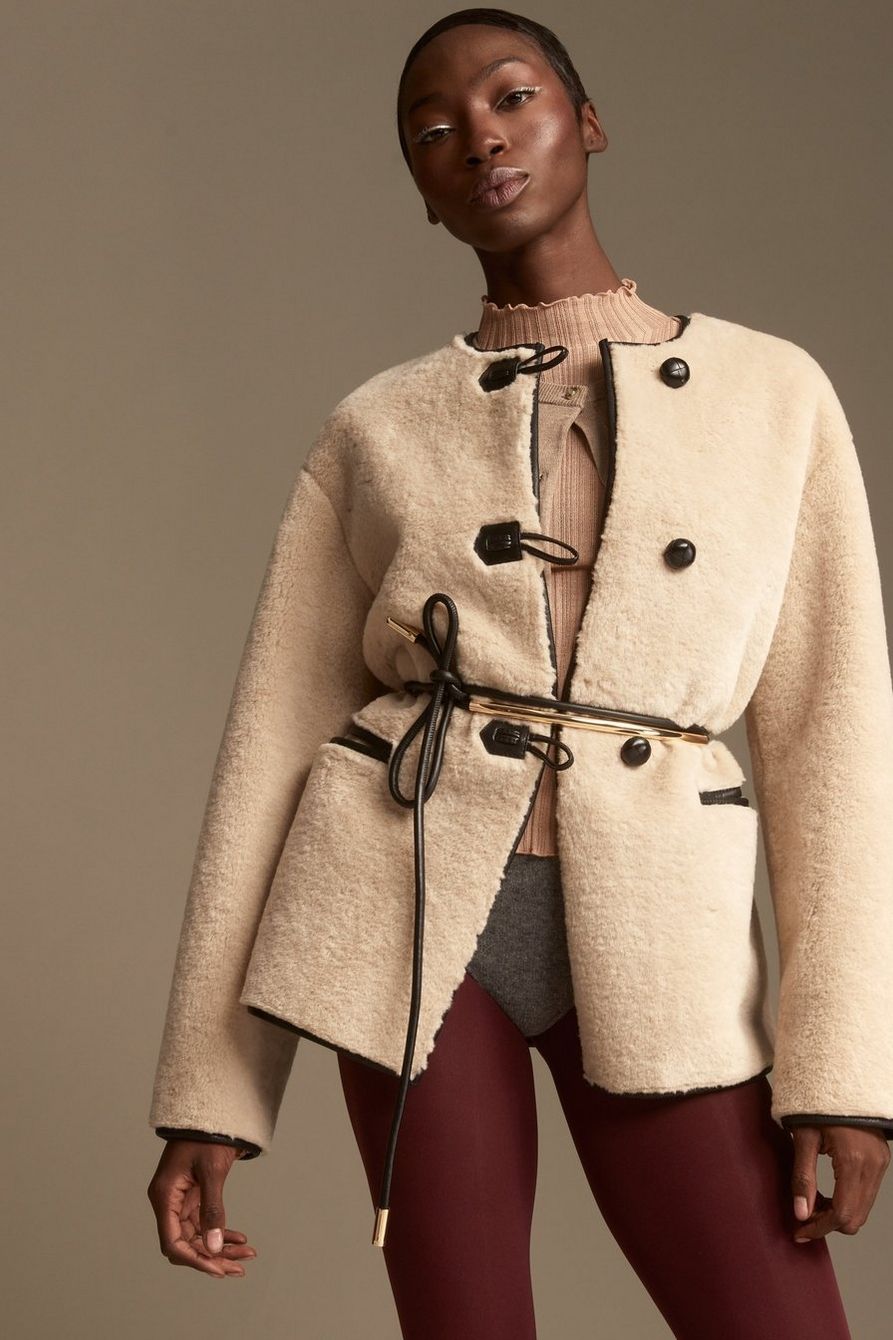 FAUX SHEARLING TOGGLE JACKET | Lucky Brand