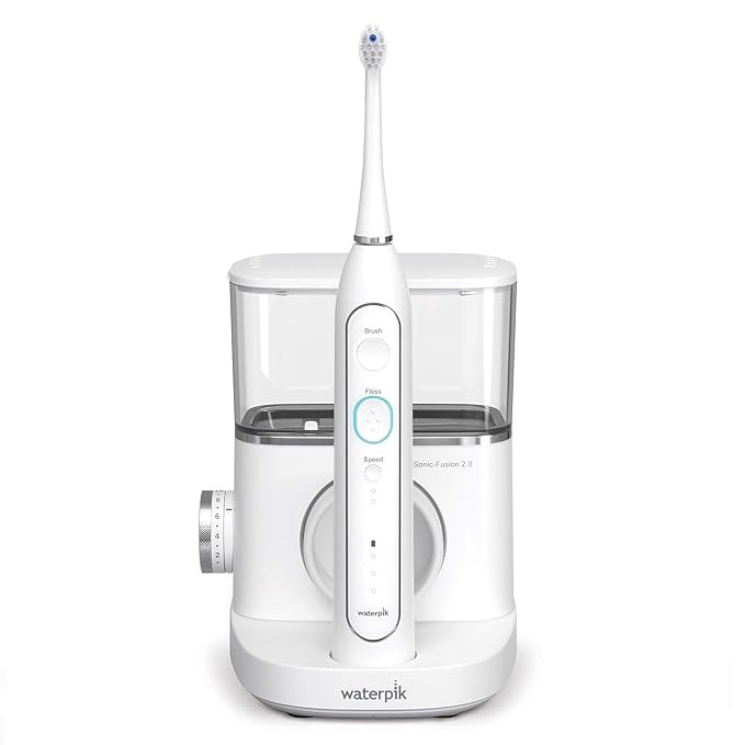 Waterpik Sonic-Fusion 2.0 Professional Flossing Toothbrush, Electric Toothbrush and Water Flosser... | Amazon (US)