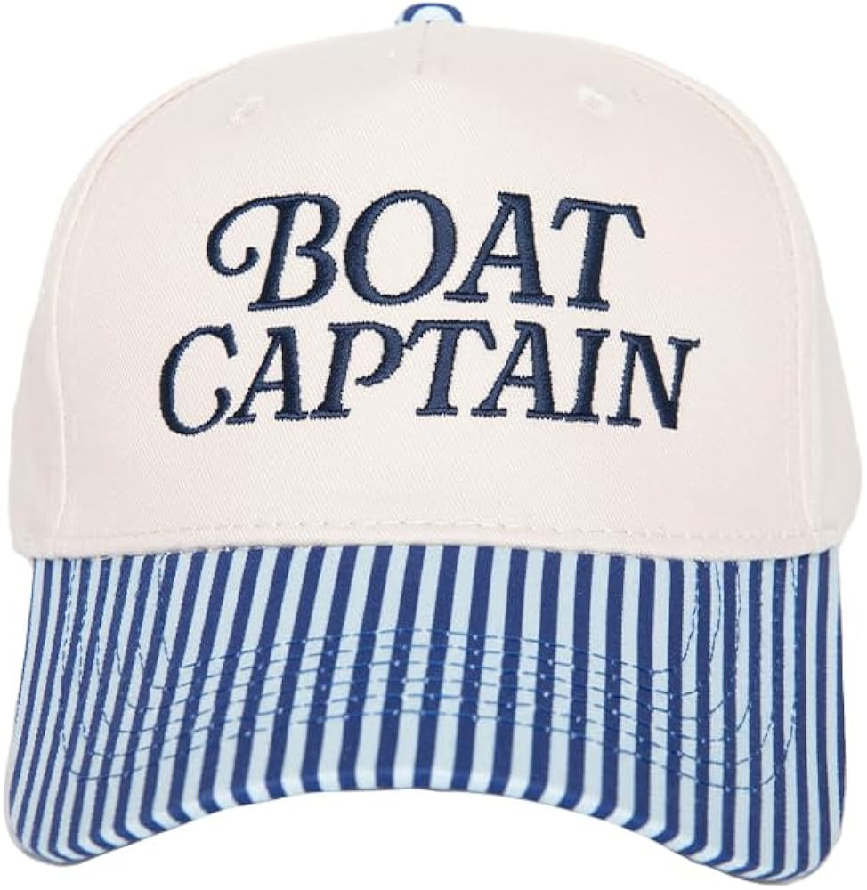 KATYDID Boat Captain Vintage Hat - Two-Toned Trucker Hat - Embroidered Vintage Baseball Cap for W... | Amazon (US)