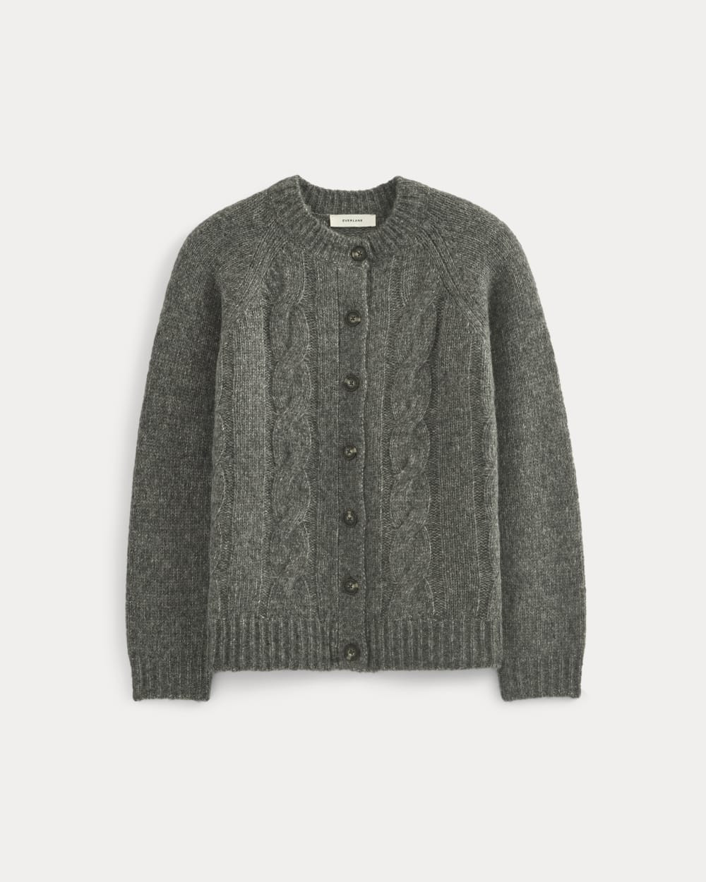 Cloud Cable Cardigan | Heathered Burgundy | Everlane
