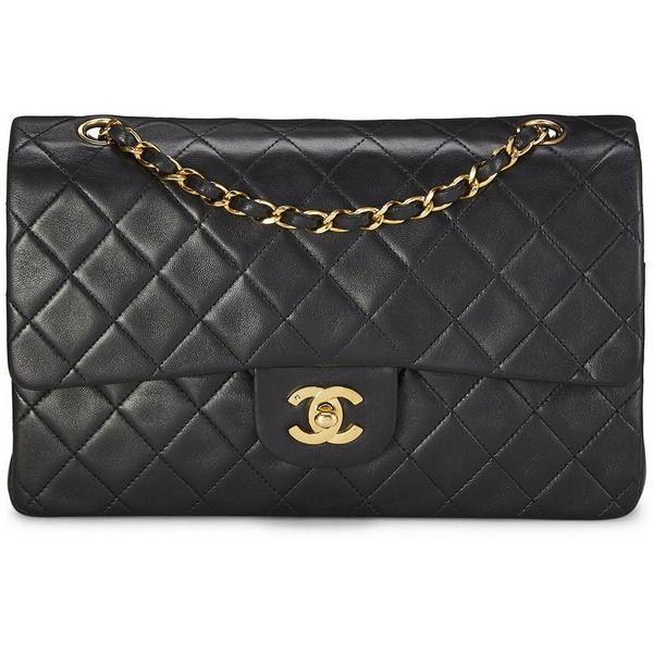 What Goes Around Comes Around Chanel Quilted Lambskin Classic Double Flap Crossbody Black | Scheels Sports