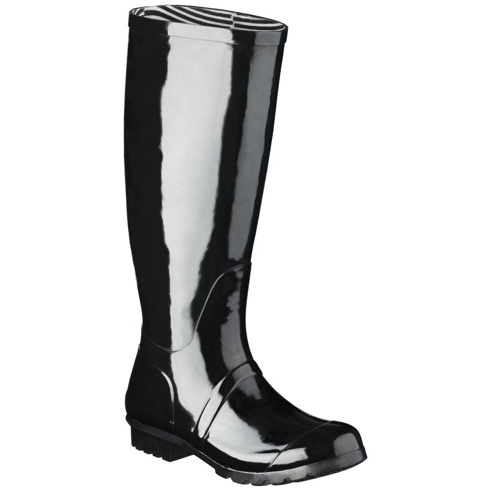 Women's Classic Knee High Rain Boot - Black 9 | Target