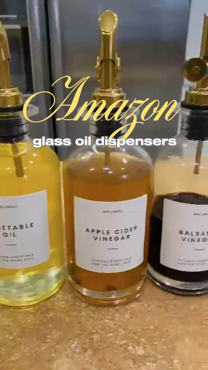 Loving these glass oil dispensers — they make cooking and countertop styling so much easier! 🫶✨ Perfect for olive oil, vinegar, or any of your favorite sauces.

glass oil dispenser, kitchen essentials, Amazon kitchen finds, olive oil bottle, countertop organization

#LTKGiftGuide #LTKHome #LTKFindsUnder50