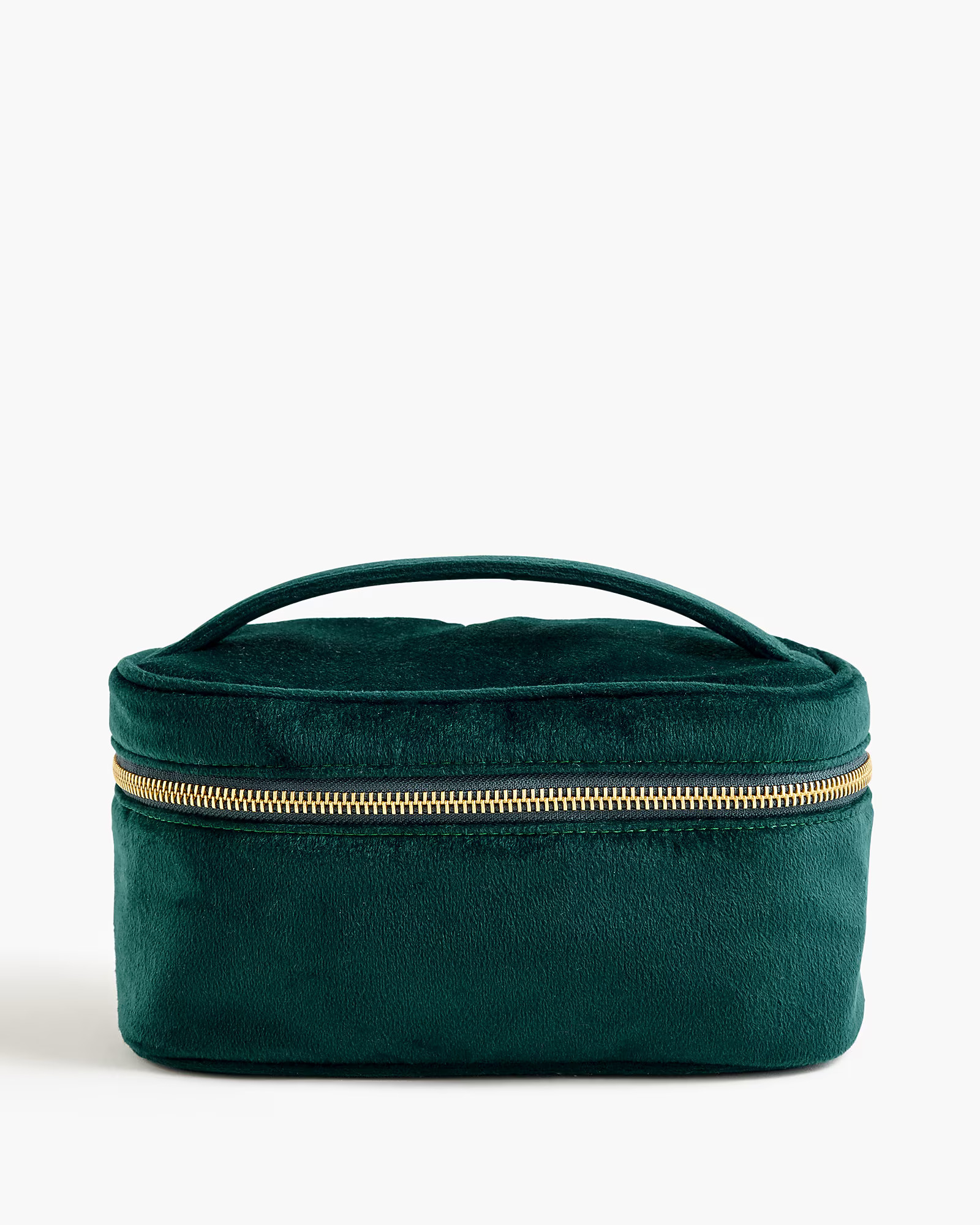 Velvet top-handle pouch | J.Crew Factory