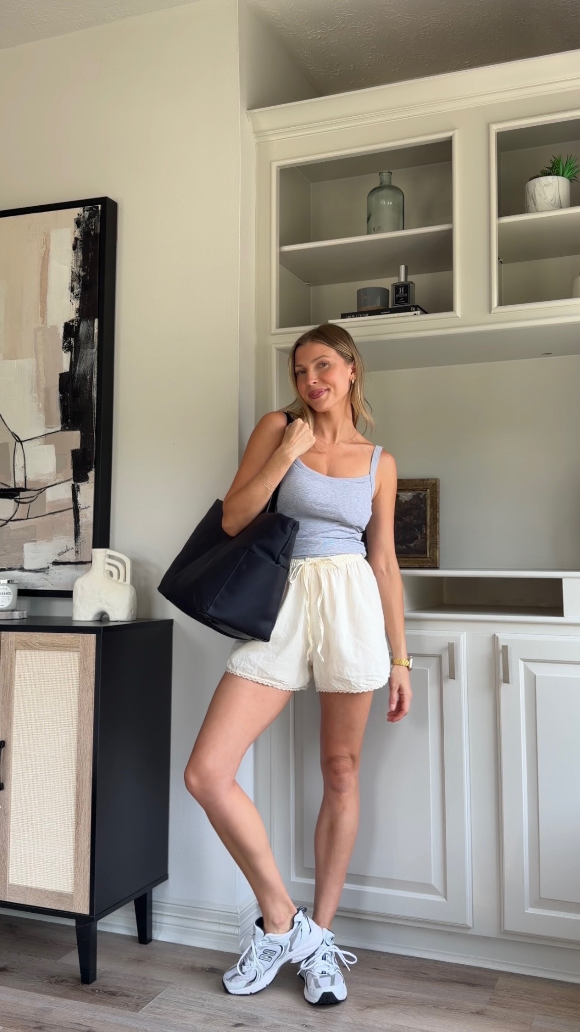 Summer capsule outfit | S shorts + S in bra tank 

 #LTKootd #LTKmomlife