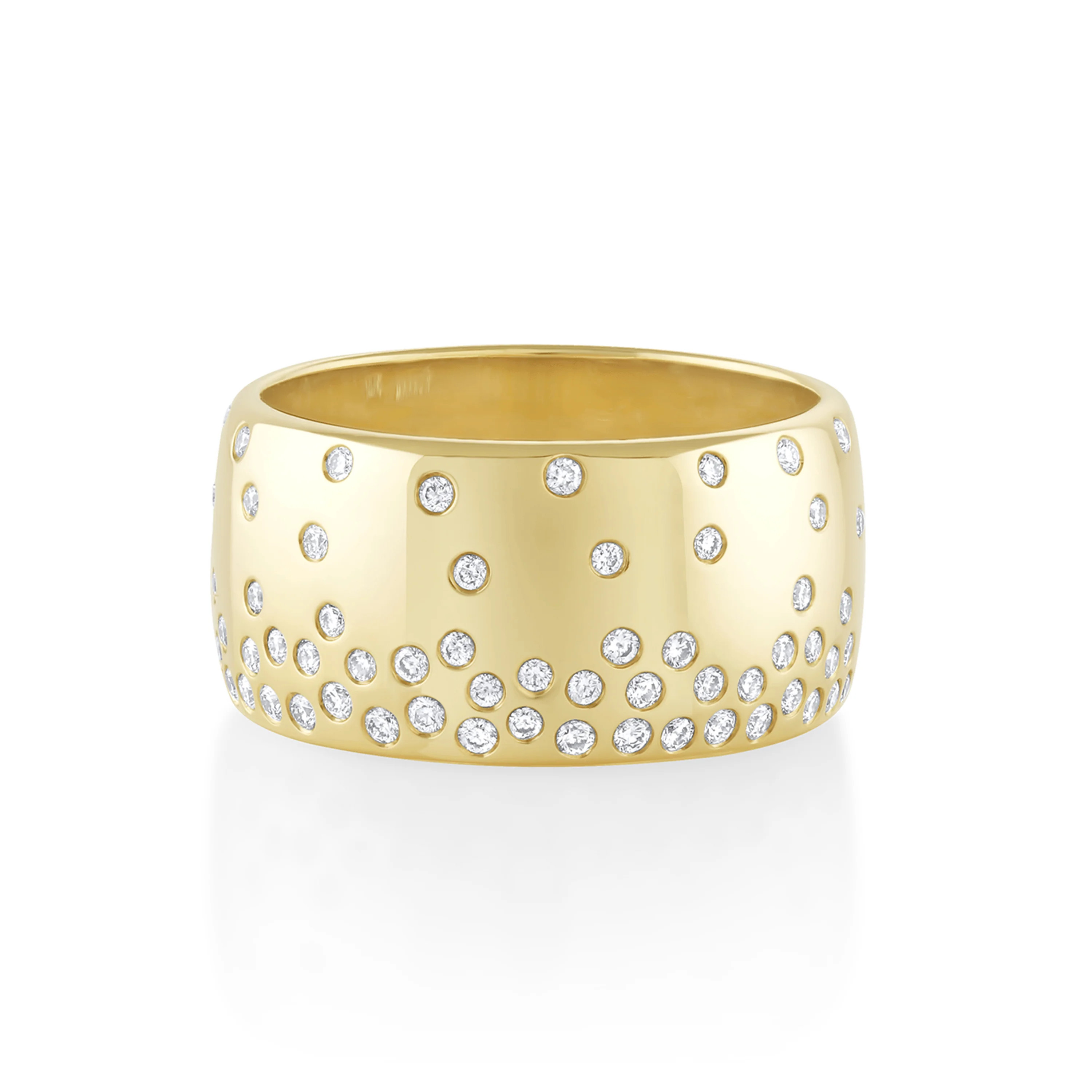 White Diamond Cigar Band | Waterfall Diamond Band | Marrow Fine