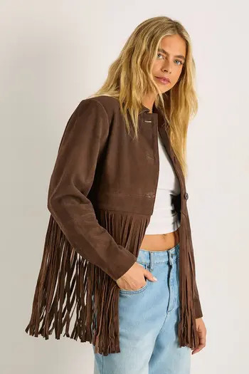 Real Suede Fringe Jacket | Nordstrom