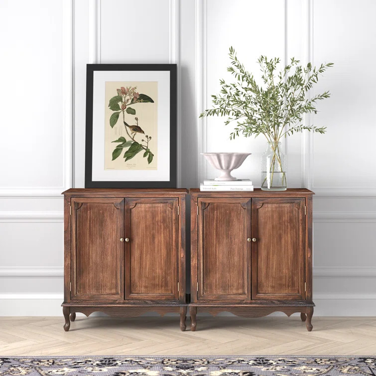 Arshawn Solid Wood Accent Cabinet | Wayfair North America