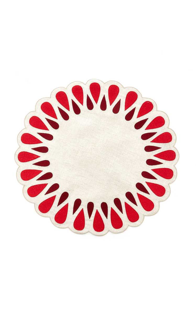 Set-Of-Four Drops Linen Placemats | Moda Operandi (Global)