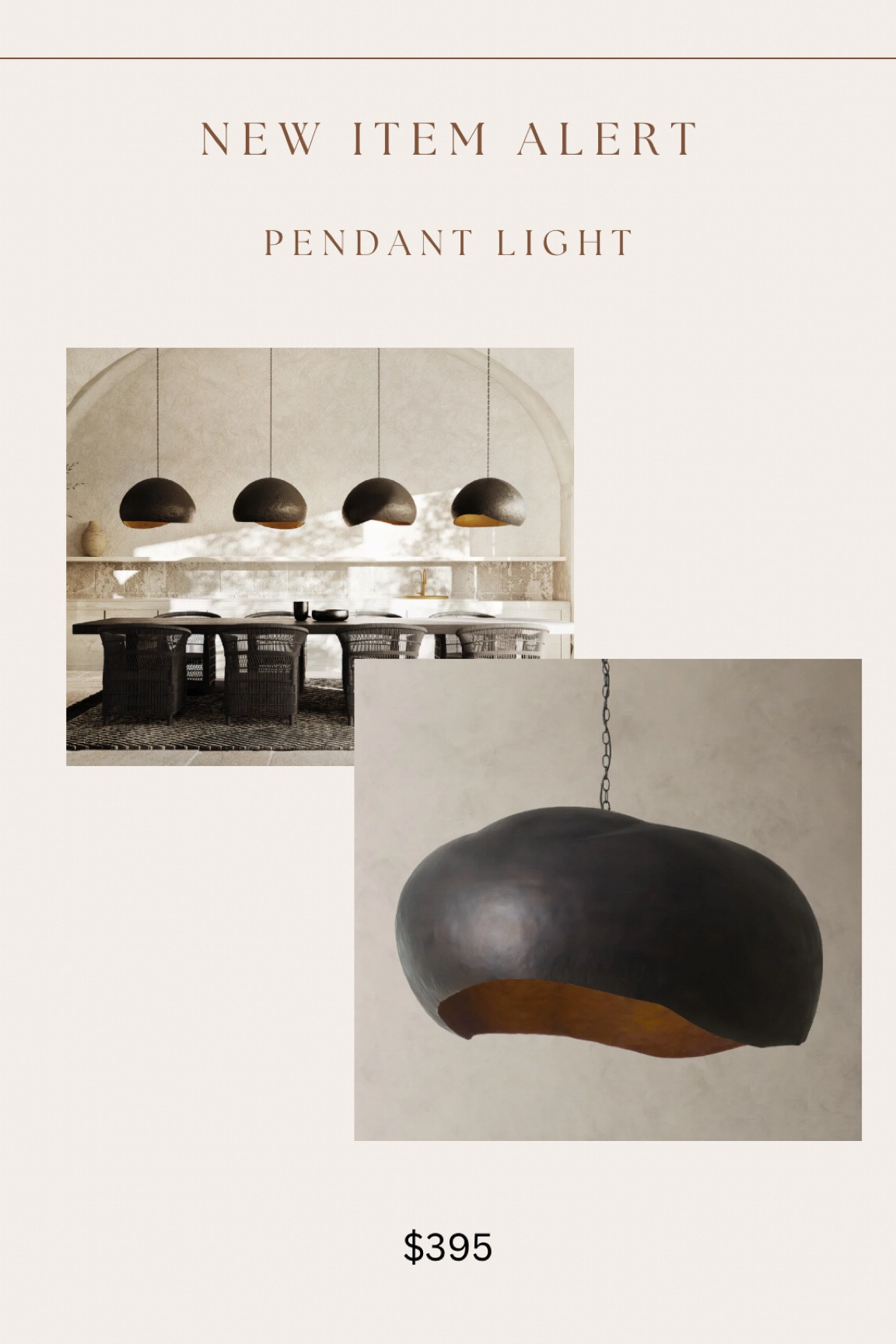 Pendant light I am head over heels for 😍😍 it truly looks like a $1200+ light!!

Once I get my kitchen mockup, I’m 99% sure these will be the ones I get. Stunninggg 

#LTKhome #LTKsalealert