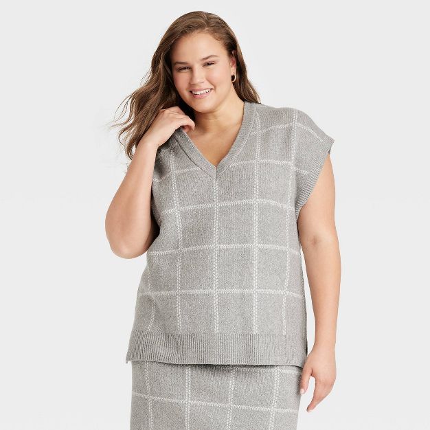 Women's V-Neck Sweater Vest - A New Day™ | Target