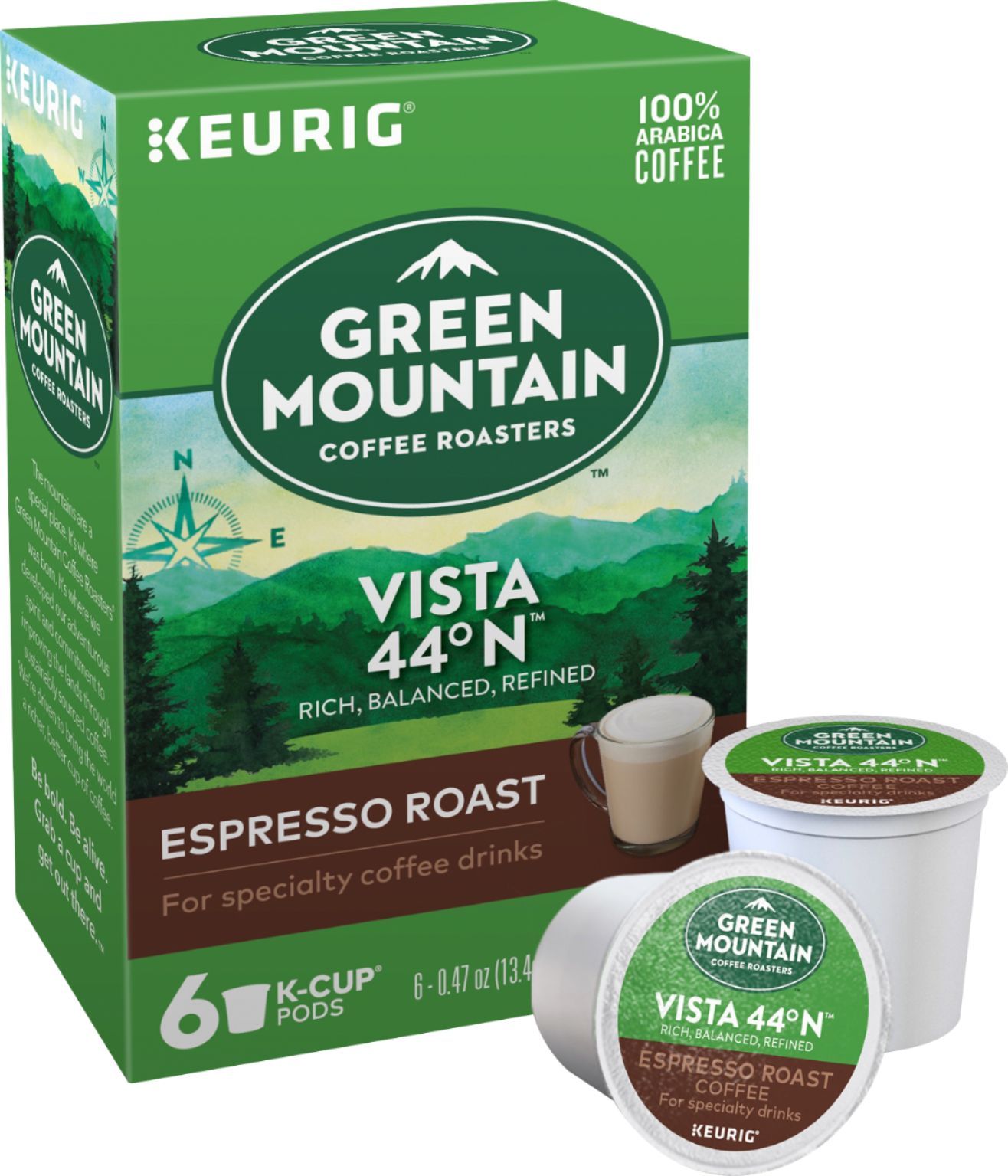 Green Mountain Coffee Vista 44° N K-Cup Pods (6-Pack) 5000201610 - Best Buy | Best Buy U.S.