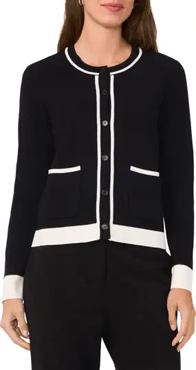 Contrast Trim Cardigan | Nordstrom