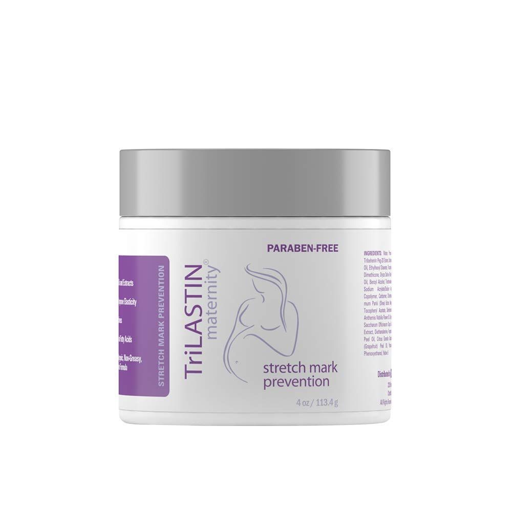 TriLASTIN Maternity Stretch Mark Prevention Cream (4oz) | Hypoallergenic and Paraben-Free | Stret... | Amazon (US)