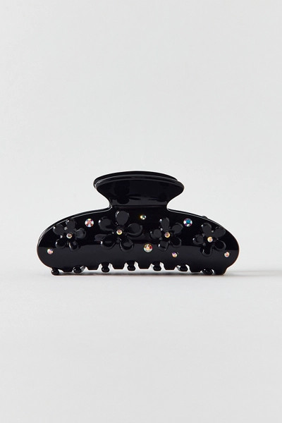 Rhinestone 3D Floral Claw Clip | Urban Outfitters (US and RoW)