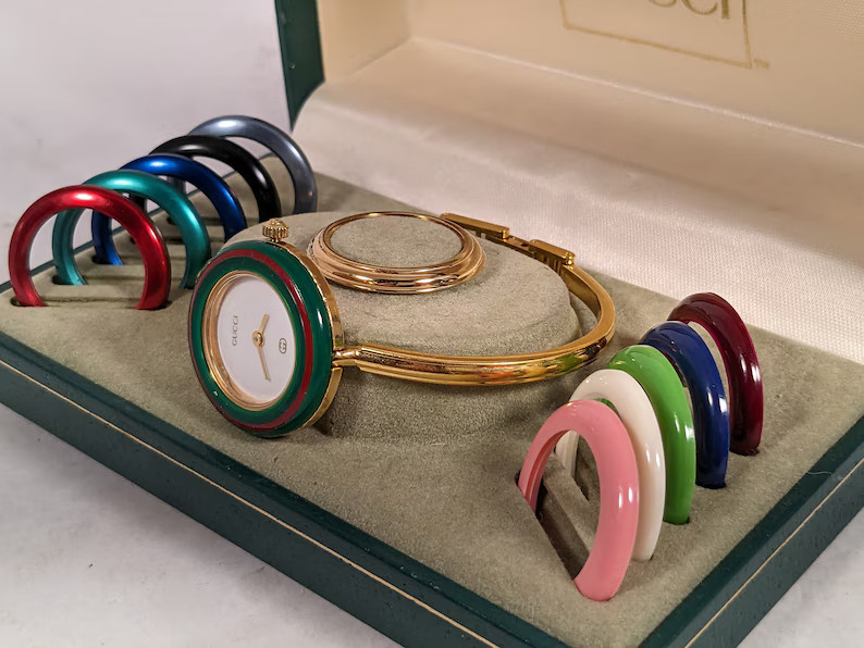 Vintage Gucci Multi Bezel Watch With Cert. of Authenticity - Etsy | Etsy (US)