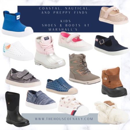 Run! 
Baby and kids fall shoes, rain boots and winter boots on major sale at Marshall’s! Including brands #toms #native #northface #robeez #merrell #bogs #cienta #keds free ship with code SHIP89 

#LTKkids #LTKshoecrush #LTKSeasonal
