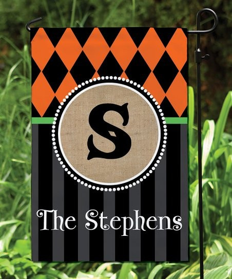 love this productSpooky Greetings Personalized Yard Flag | Zulily