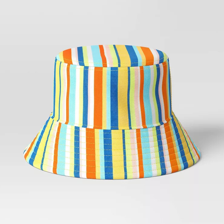 Kids' Gardening Bucket Hat Striped - Sun Squad™ | Target