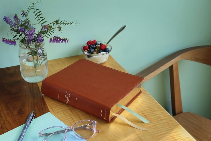 Flourish: The NIV Bible for Women, Leathersoft, Brown, Comfort Print | Amazon (US)