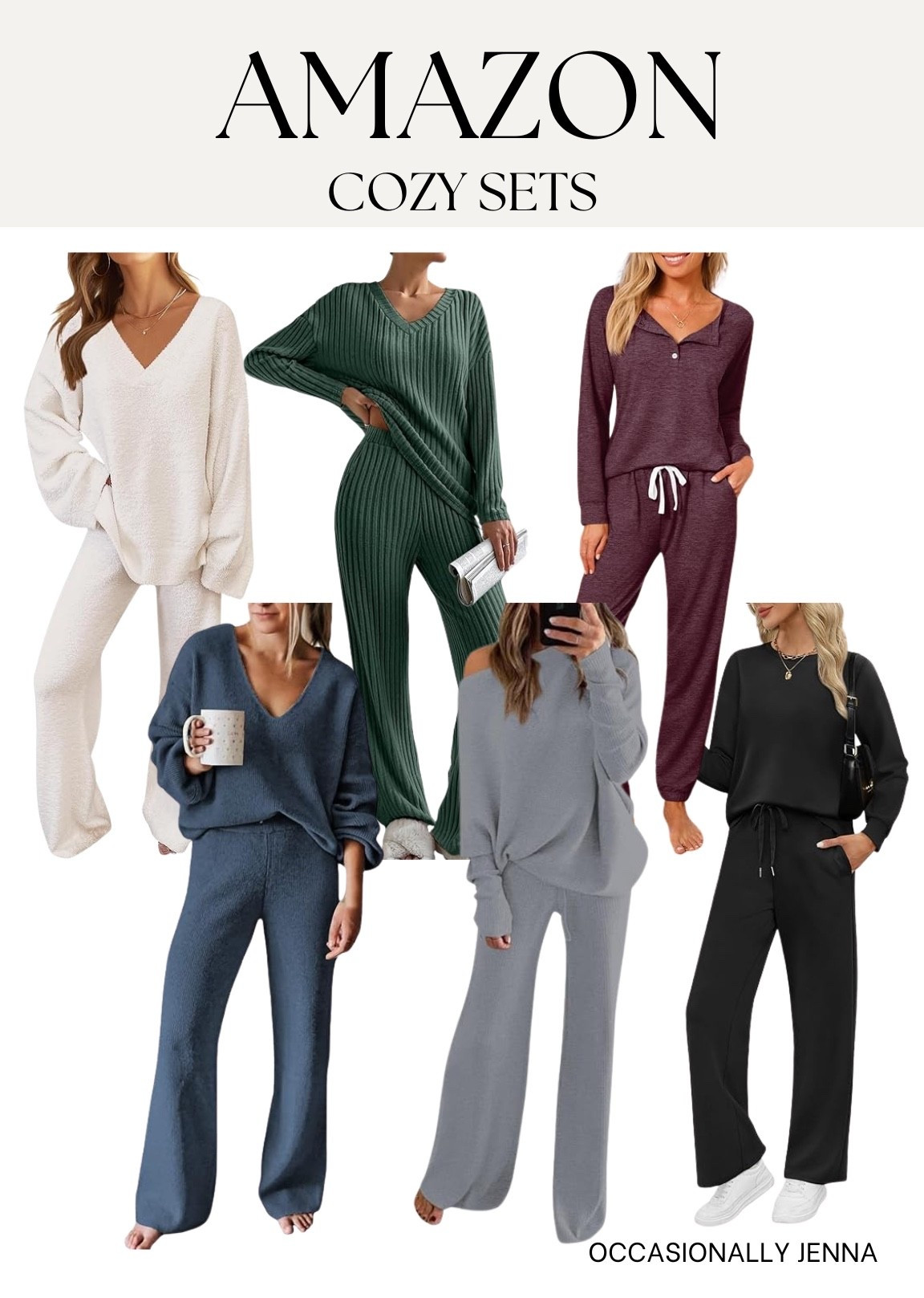 Cozy sets I’m loving on Amazon! 

#LTKSeasonal #LTKootd