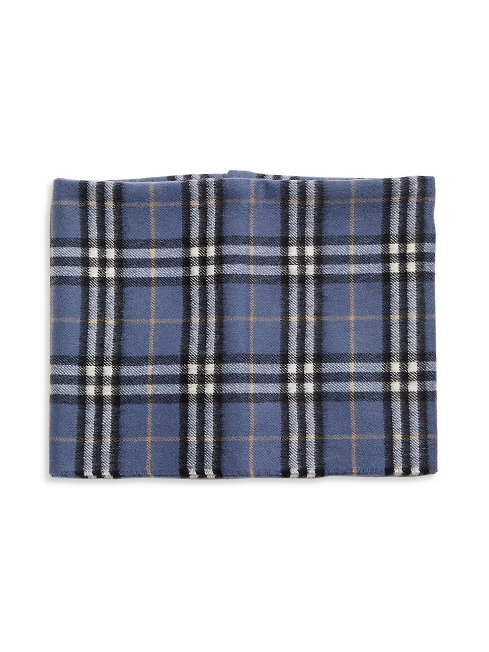 Kid's Logo Check Cashmere Snood | Saks Fifth Avenue