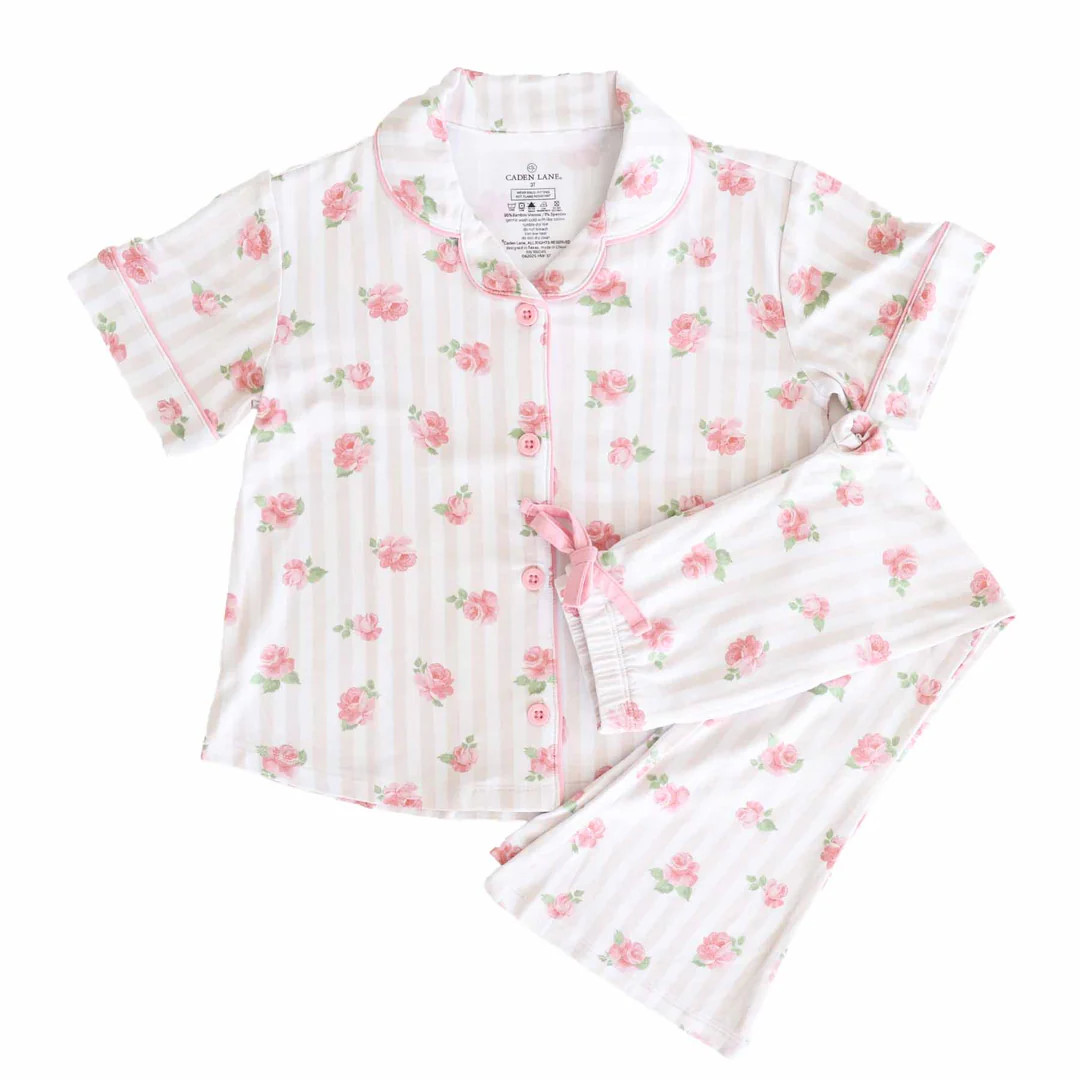 Girl's Two Piece Flare Lounge Sets | Caden Lane
