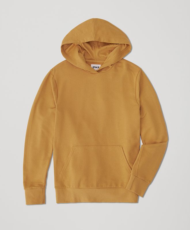 Men’s Essential Loopback Terry Pullover Hoodie made with Organic Cotton | Pact | Pact Apparel