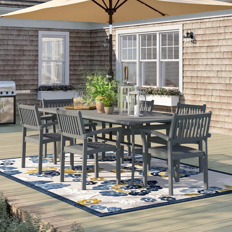 Rithland Rectangular 6 - Person 59'' Long Dining Set | Wayfair North America