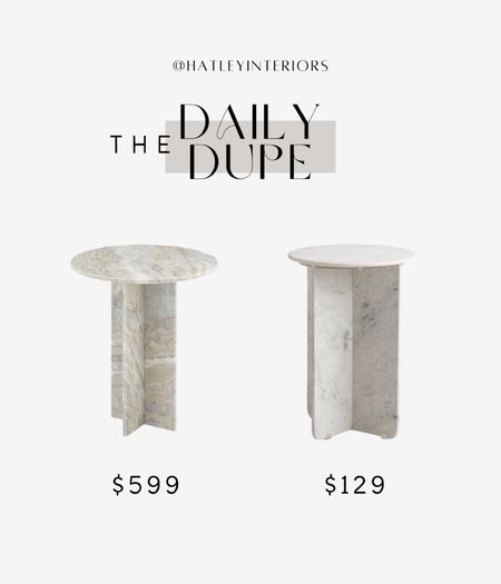 today’s daily dupe! 

designer dupe, pottery barn dupe, marble accent table, marble side table, round side table, stone accent table, stone side table, marble end table, home decor, living room decor 

#LTKhome