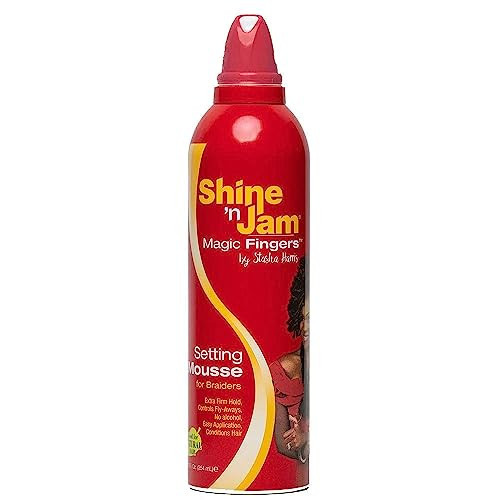 Shine N Jam Magic Fingers For Braiders Setting Mousse 12 Ounce (354ml) | Amazon (US)
