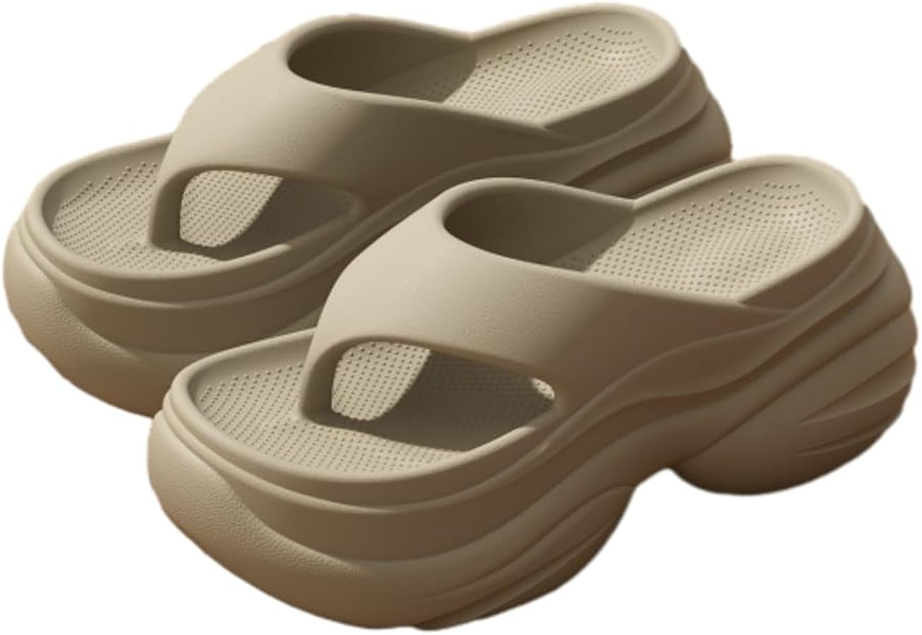 Comfy Flip Flops for Women Lightweight Thicken Sole Slippers Non-Slip Shower Bathroom Beach Slide... | Amazon (US)