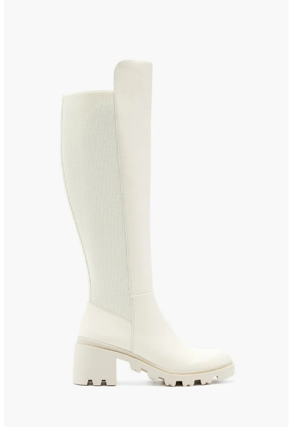 Ayden Chunky Block Heeled Boot | JustFab