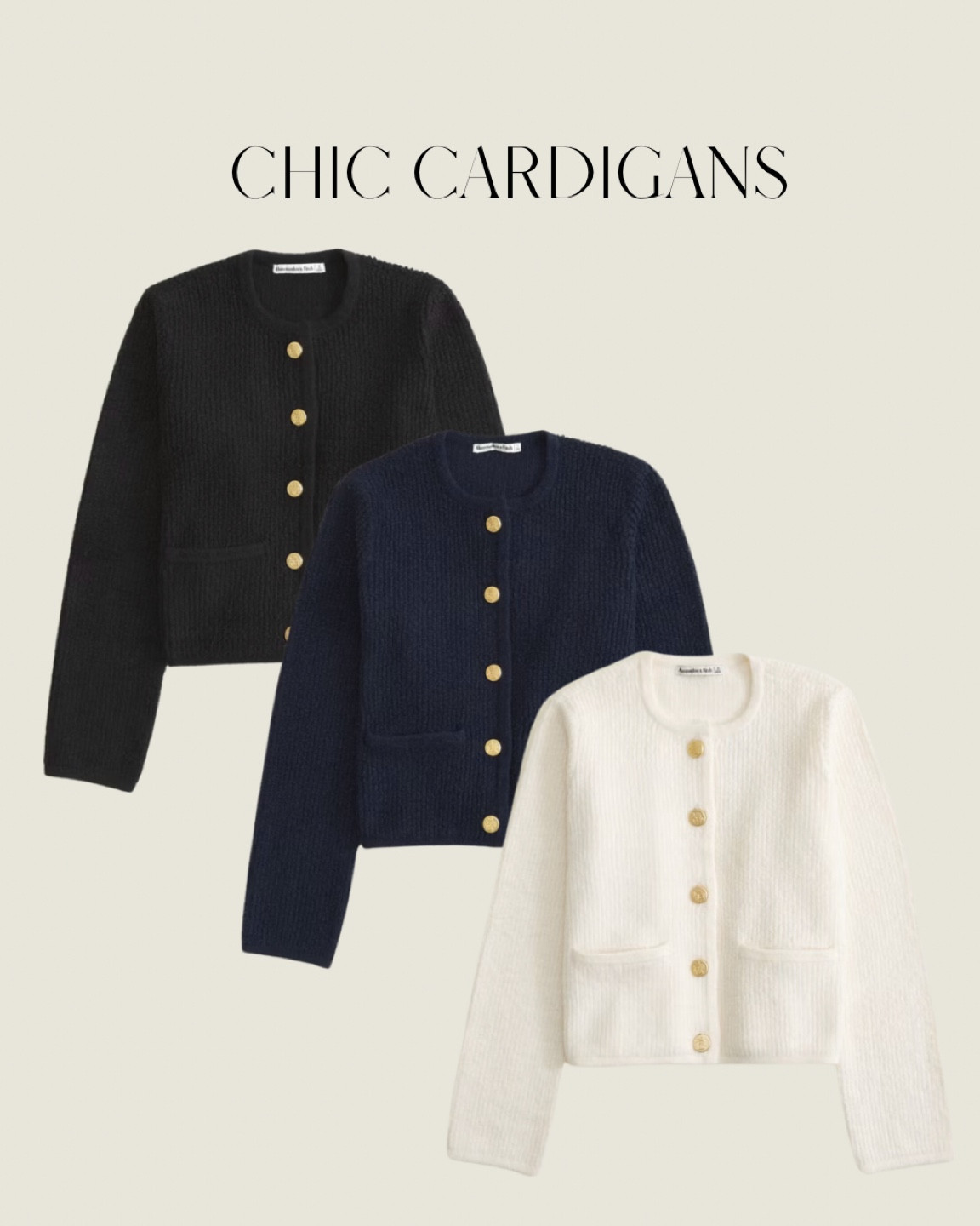 I love a chic French style cardigan and these are so so cute! I need every colour 

#LTKfindsunder100 #LTKmidsize #LTKstyletip